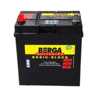 Акумулятор автомобільний Berga Basicblock 45Ah ASIA (+/-) ТК (330EN) (5451570337902)