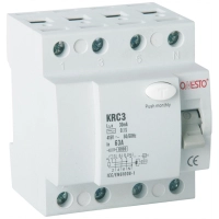 Диференційне реле (ПЗВ) ONESTO 3п+N 32А RCD 30mA, тип AC (KRC3) (5810.)