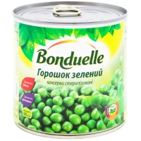 Овочева консервація Bonduelle Горошок зелений консервований 400 г (3083680048774)