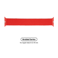 Ремінець до смарт-годинника Armorstandart Braided Solo Loop для Apple Watch 49/46/45/44/42 (Series 1-3) Red Size 8 (160 mm) (ARM58082)