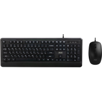 Комплект AOC KM220B USB UA Black (KM220B/97)