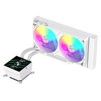 Система рідинного охолодження Gamemax GLACIER 240 LCD WH