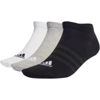 Шкарпетки Adidas T SPW LOW 3P IC1337 сірий, білий, чорний 37-39 (4066746302248)