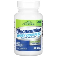 Вітамінно-мінеральний комплекс 21st Century Глюкозамін, Glucosamine Daily Complex, 60 таблеток в оболонці (CEN27708)