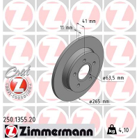 Гальмівний диск ZIMMERMANN 250.1355.20
