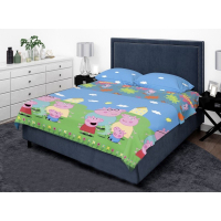Постільна білизна MirSon Бязь 17-0507 Peppa Двоспальний (2200003623857)