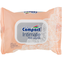 Серветки для інтимної гігієни Ultra Compact Intimate з клапаном 25 шт. (8697420534585)