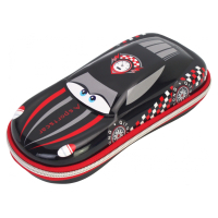 Пенал Cool For School Об'ємний 3D 1 відділення Чорний (QT-5645-Black)