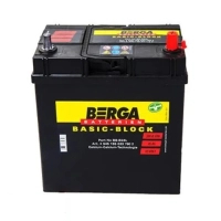 Акумулятор автомобільний Berga Basicblock 45Ah ASIA Ев (-/+) ТК (330EN) (5451550337902)
