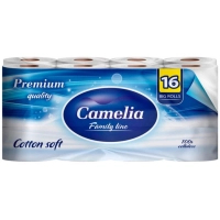 Туалетний папір Camelia Premium 3 шари 16 рулонів (8606111248021)
