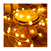 Гірлянда Voltronic Кульки матові, 80 шт, 10 м., прозора, 220V (GirlBall-80LED-10m220V)