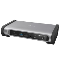 Порт-реплікатор J5create Dock-Station USB-C 15-in-1 (HDMI/DP/PD/USB-A/USB-C/LAN/картридер/audio) (JTD568-EN)
