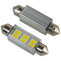 Автолампа PULSO LED SV8.5/T11x41mm/6 SMD-5730/9-18v/130Lm (LP-62041)