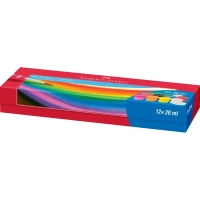 Гуашеві фарби Faber-Castell 12 кольорів по 20 мл темпера (31787)