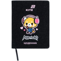 Щоденник шкільний Kite Aggretsuko, тверда обкладинка (AR26-264)