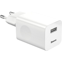 Зарядний пристрій Baseus 1xUSB 18W white (CCALL-BX02)