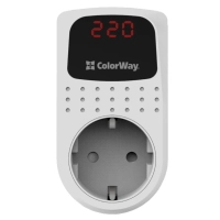 Реле напруги ColorWay DS2, white (CW-VR16-02D)
