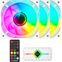 Кулер до корпусу Gamemax KF300 WH