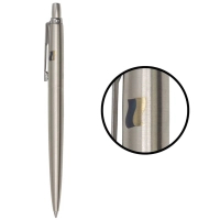 Ручка кулькова Parker JOTTER 17 UKRAINE SS CT BP Прапор жовто-синій на ковпочку (16132_T008c2)