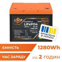 Батарея LiFePo4 LogicPower LiFePO4 25.6V - 50 Ah (24666)