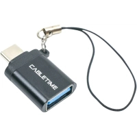 Перехідник OTG USB 3.0 AF to USB-C Cabletime (CA913688)