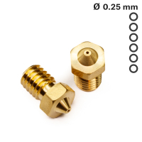 Хотенд (Сопло) Prusa Nozzle V6 0.25 mm (NZLV6/0.25MM)