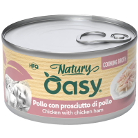 Консерви для котів OASY Wet Natury з куркою та шинкою 85 г (8054329514610)