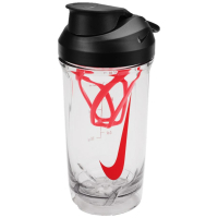 Пляшка для води Nike TR RECHARGE SHAKER BOTTLE 16 OZ N.101.2242.912.16 чорний, червоний 473 мл (887791793195)