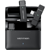 Мікрофон Vention USB-C 2-Pack Wireless Lavalier with Charging Case (NCAB0)