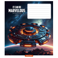 Зошит Школярик Star Marvelous 18 аркушів лінія (018-3591L)