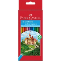 Олівці кольорові Faber-Castell Замок та лицарі,12 кольорів (120112) (5514)