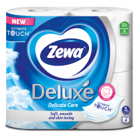 Туалетний папір Zewa Deluxe білий 3 шари 4 рулони (7322540313369)