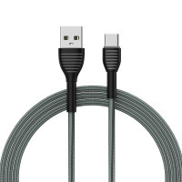 Дата кабель USB 2.0 AM to USB-C 1.0m ColorWay (CW-CBUC041-GR)