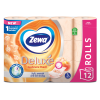 Туалетний папір Zewa Deluxe Персик 3 шари 12 рулонів (7322541396026)