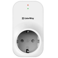 Реле напруги ColorWay LED1, white (CW-VR16-03L)