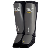 Захист гомілки і стопи Everlast MMA Sparring Shin Guards 854930-70-8 Чорний L/XL (009283545437)