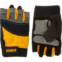Захисні рукавиці DeWALT відкриті, розм. L/9, з накладками на долоні (DPG213L)