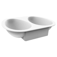 Форма для випікання Silikomart "половинки яйця" 145x102 h46 мм 2x385 мл (HALF EGGS 385)