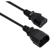 Кабель живлення C13 to C14 1.8m 0.75mm2 copper Vinga (VYPCC13141875CU)