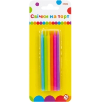 Свічка Maxi 12 шт на торт, 10 см (MX620186)