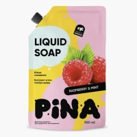 Рідке мило Pina Raspberry and mint Дой-пак 550 мл (4820287020456)