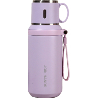 Термос Merlion з чашкою 0,6 л, фіолетовий (TermTea-600/Purple)