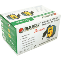 Паяльна станція Bakku BK-858 цифрова індикація, фен (138*100*150) (BK 858)