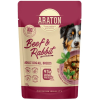 Вологий корм для собак ARATON Adult with Beef and Rabbit 85 г (ART47933)