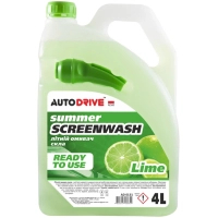 Омивач автомобільний AUTO DRIVE Lime 4л (AD0131)
