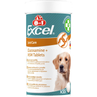 Вітаміни для собак 8in1 Excel Glucosamine + MSM для суглобів 55 шт (4048422184157)