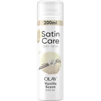 Гель для гоління Satin Care Vanilla Cashmere для сухої шкіри 200 мл (7702018399567)
