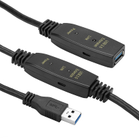 Дата кабель USB 3.0 AM/AF 10.0m active PowerPlant (CA912858)
