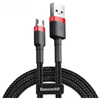 Дата кабель USB 2.0 AM to Micro 5P 2.0m CAMKLF 1.5A black-red Baseus (CAMKLF-C91)