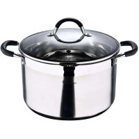 Каструля MasterPro Foodies collection висока з кришкою 4 л (BGMP-1505-BK)